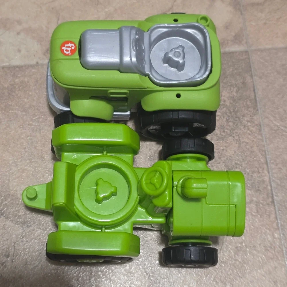 Fisher Price Toy Tractor Set‎ OS Green Good DWC32 GGT39